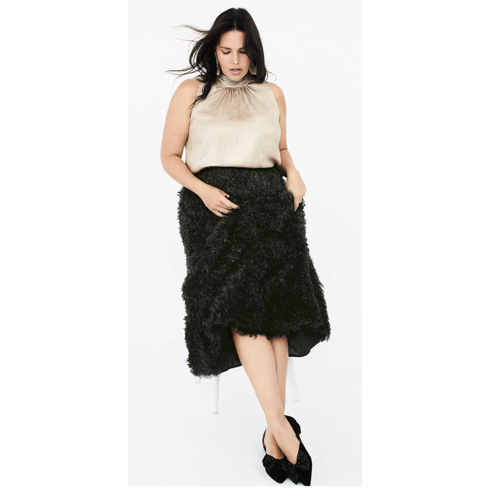 Anthropologies Maeve Romilly Blouse 14 Sleeveless Shimmery Champagne Mock Neck